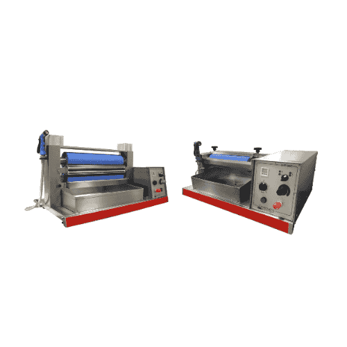 Laboratory Padding Mangles 實驗室浸軋機 Laboratory Padding Mangle 提供垂直與水平浸軋整理應用