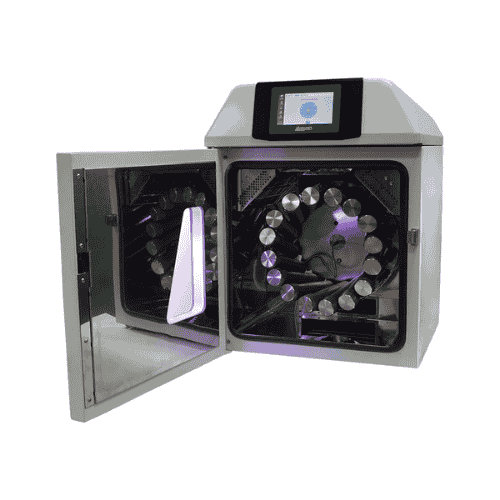 Pyrotec4 Infra Red Dyeing Machine Pyrotec⁴ 紅外線染色機 Pyrotec⁴ Infra Red Dyeing Machine 採用紅外線技術進行快速均勻樣品染色
