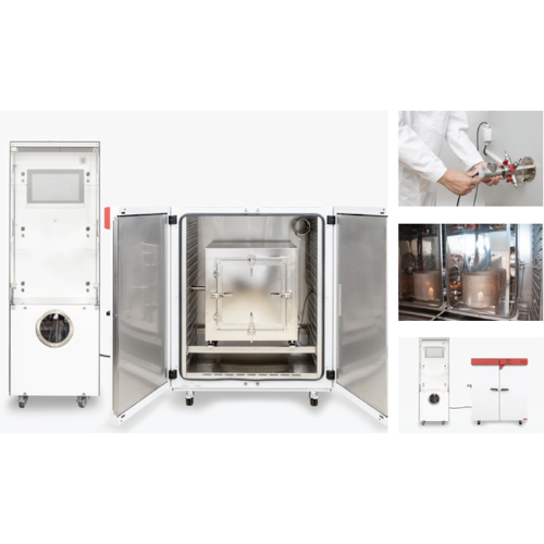 VOC emission test chamber with active temperature control 3 VOC emission test chamber with active temperature control